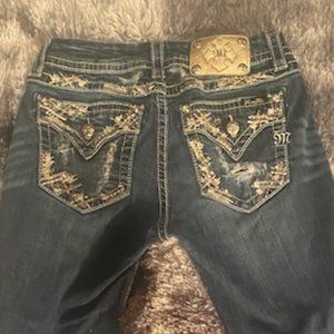 Miss Me, Mid-Rise Boot Cut- Size 28 Blue Jean